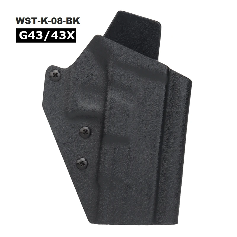 

IWB Kydex Holster for Glock 43 Concealed Carry Holster Inside Waistband G43x Gun Holster Adjustable Retention - Right Hand
