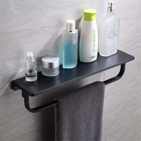 bathroom shelf solid brass bath shower rack wall mounted bolt inserting type corner shelf with towel bar luxury bath hardware