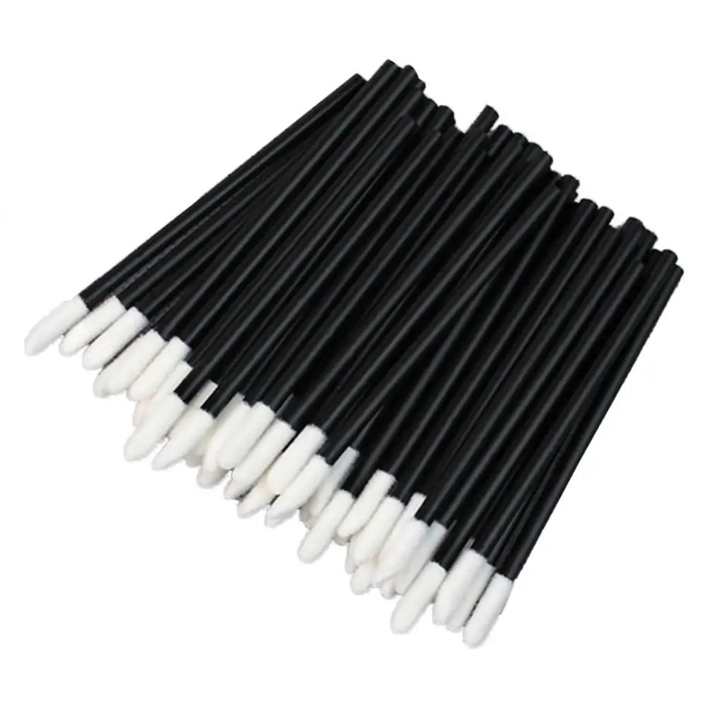 

50Pcs/Set Fashion Women Disposable Hollow Lip Brush Wand Applicator Makeup Tool