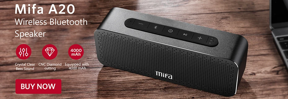 Mifa портативный bluetooth спикер Портативный беспроводной громкоговорительЗвуковая система 10W пространство стерео музыки Водонепроницаемый открытый спикер