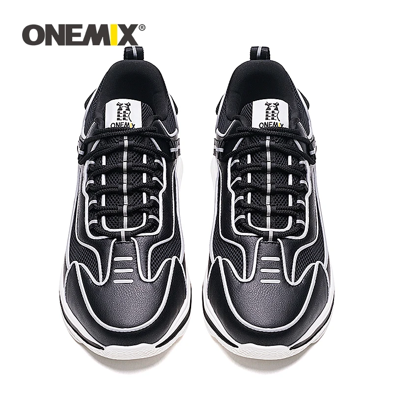Кроссовки ONEMIX Светоотражающие для мужчин и женщин беговые туфли с воздушной