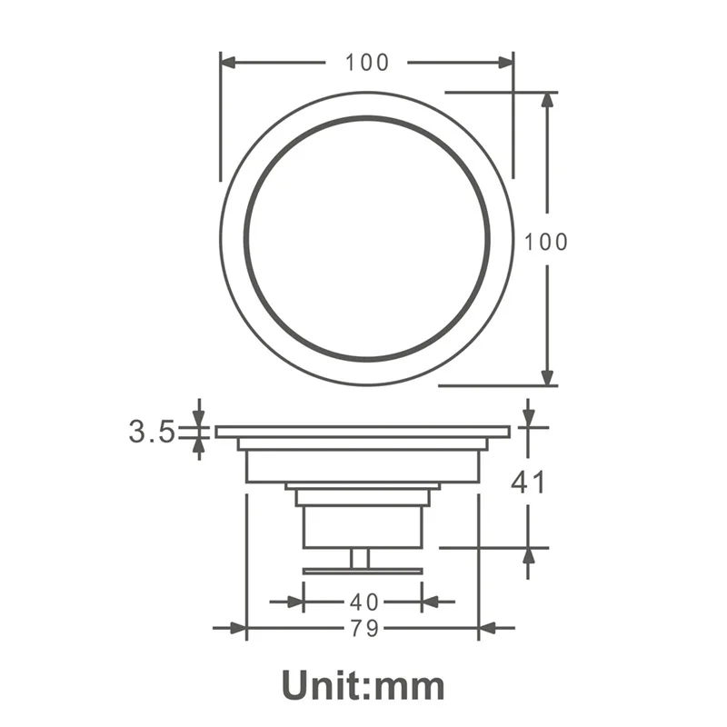 

Solid Brass Kitchen Drain Bronze Brushed Bathroom Shower Drain Deodorization Type Round Floor Drains Bathtub Shower Drains