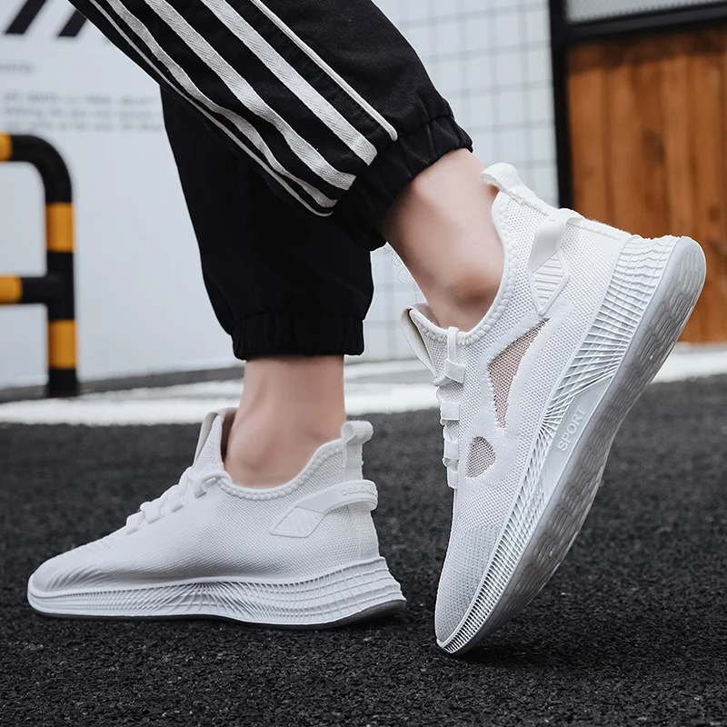Роскошная обувь Кроссовки Белые кроссовки Модные лоферы Спортивная для мужчин
