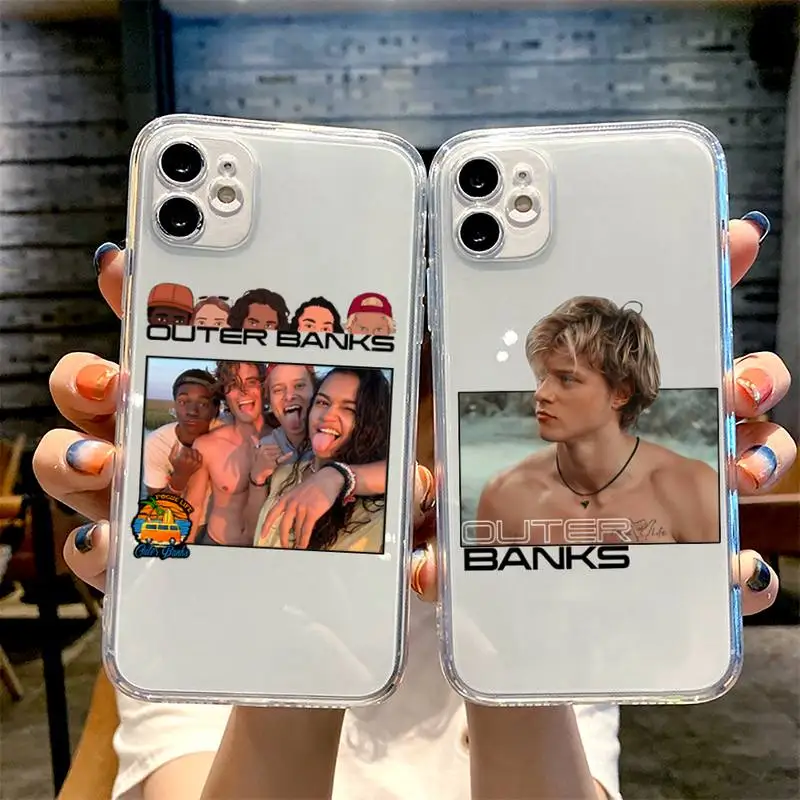 

Outer Banks Pogue Life Phone Case For iphone 13 12 11 8 7 plus mini x xs xr pro max Transparent soft