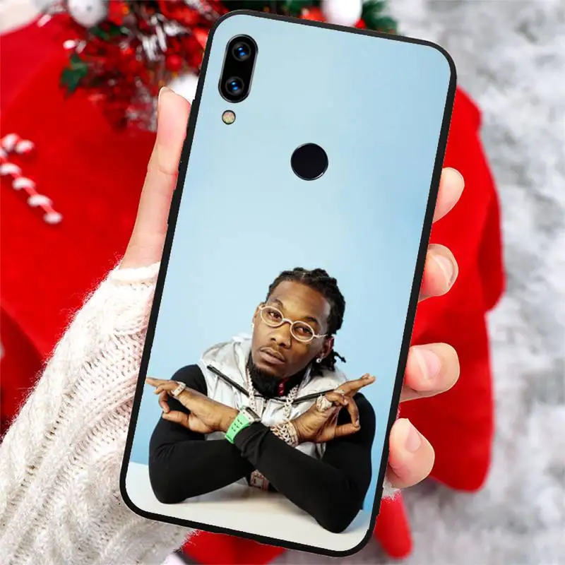 

Rapper Migos Quavo Takeoff Offset Phone Case For Xiaomi Redmi note 7 8 9 t k30 max3 9 s 10 pro lite