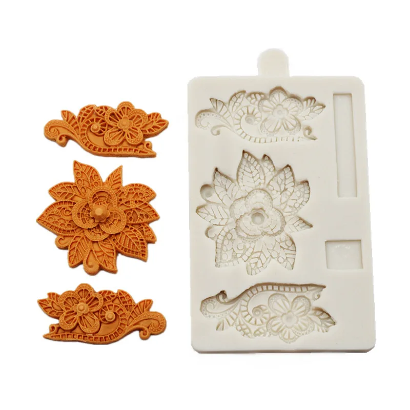 

3D Flower Silicone Molds Fondant Craft Cake Candy Chocolate Sugarcraft Ice Pastry Baking Tool Mould Soap Mold Cake Decorator