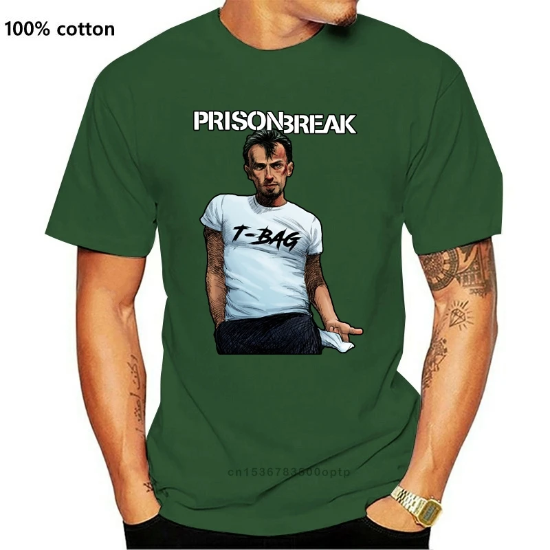 

New Midnite Star Prison Break T-bag T-shirt Mens Funny Man Clothing Black Summer Printed Tops Cotton Tees Hipster Designer Tshir