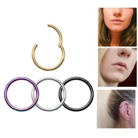 punk septum rings cartilage earrings lip ring open septum piercing nose earrings women men ear nose piercing jewelry