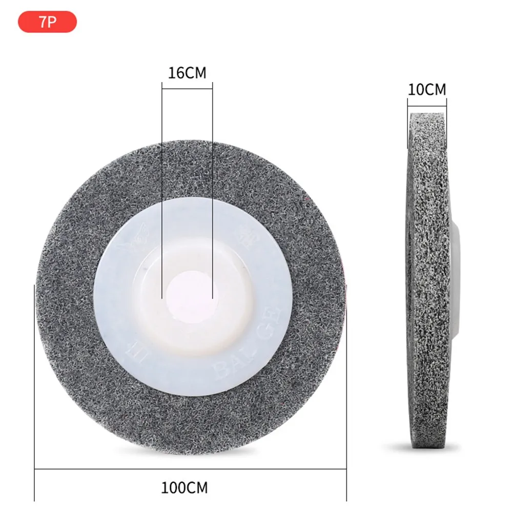 

Angular Nylon Fiber Wheel Metal Wire Drawing Wheel 100 Type And Polishing Pad For Angle Grinder Sanding Discs Metal Plastic Wo