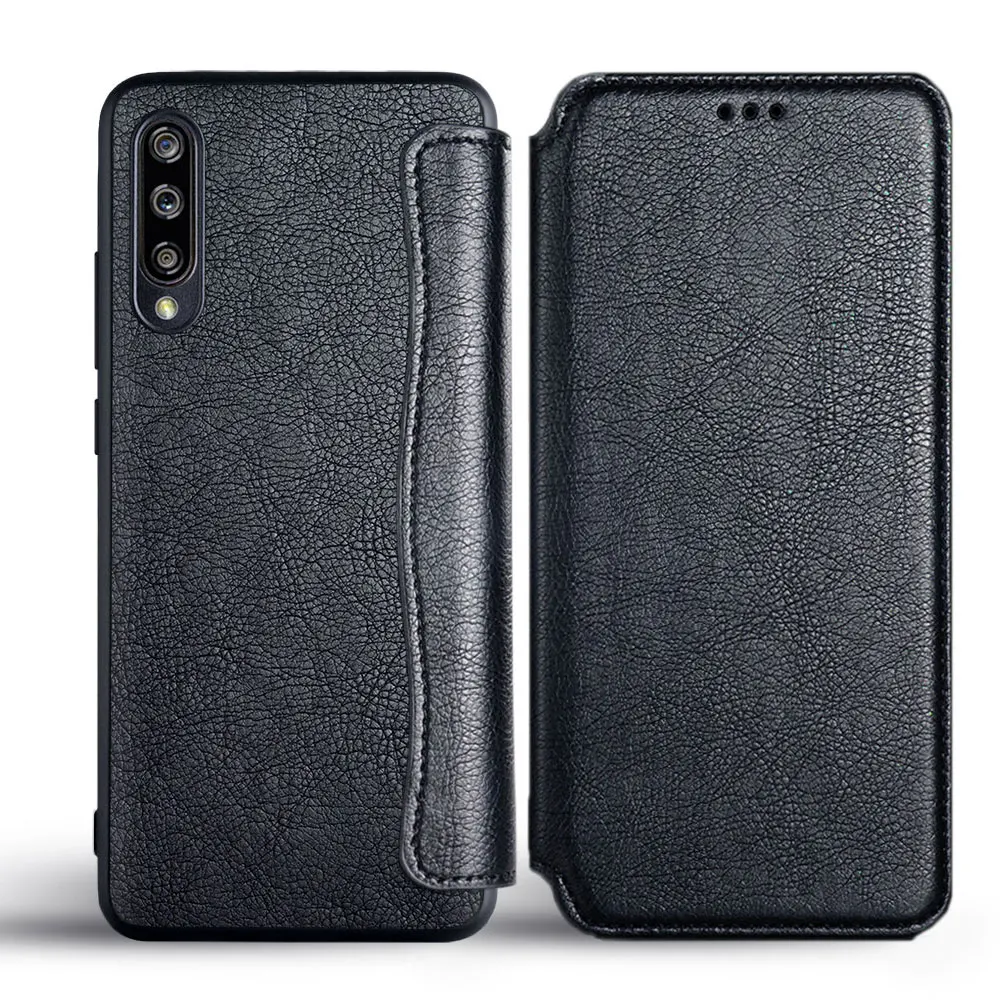 Классический чехол для Xiaomi Mi A3 A2 Lite A1 чехол-книжка из искусственной кожи с