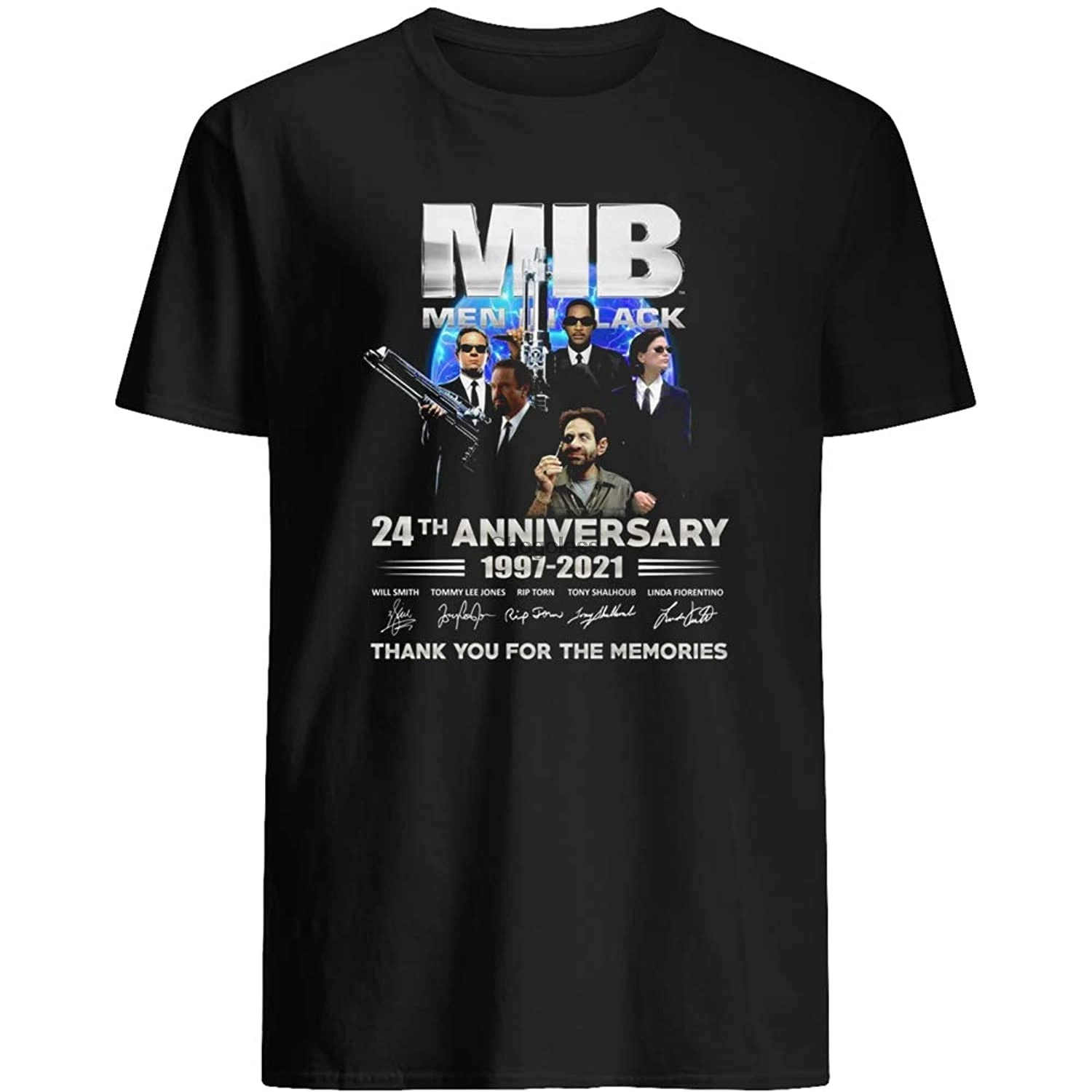 MIB Movie Men in Black 24th Anniversary 1997 2021 литая Подпись подарок вентилятор спасибо смешной Meme