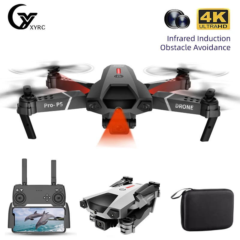 S1max Sensor de infrarrojos evitaci&oacute;n de obst&aacute;culos RC Drone profesional 4K C&aacute;mara Dual de HD de Control APP de fotograf&iacute;a a&eacute;rea regalo de los ni&ntilde;os-0