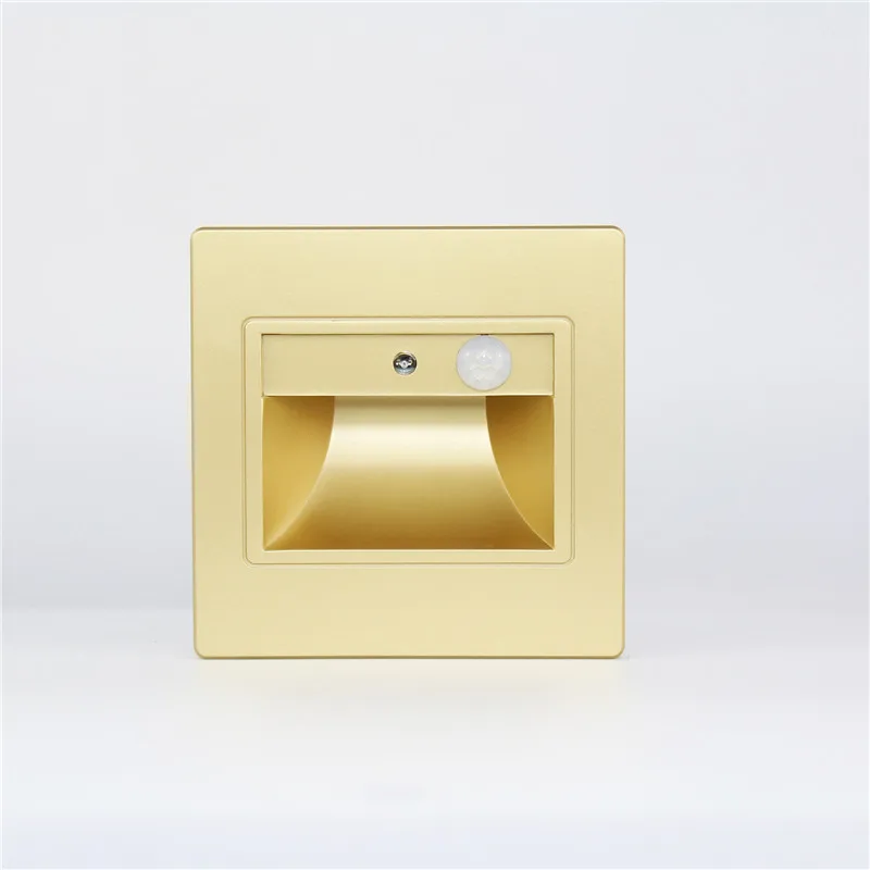 Recessed LED wall lights PIR motion Detector Light sensor led stair light infrared human body induction Sconce lamp Dropshipping | Лампы и