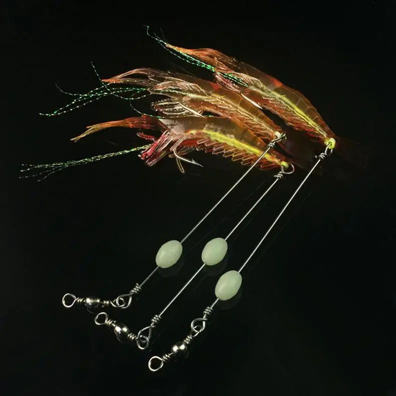 5 шт./лот Серебристые мягкие креветки приманка для рыбалки|lure soft|lure bikinishrimp wholesale |