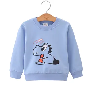 Пуловер для мальчиков с принтом дракона, осенние пальто для мальчиков, свитшот для мальчиков, детская одежда, пуловер с длинным рукавом, топы, Детская толстовка