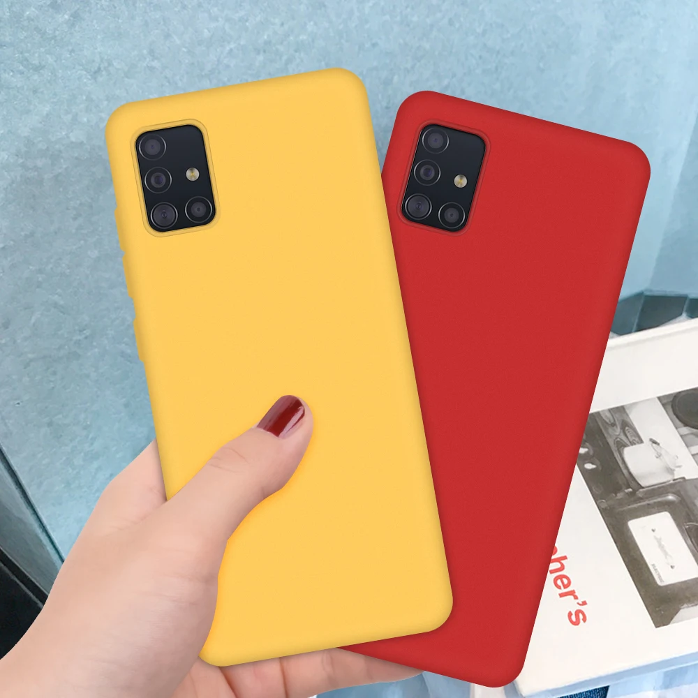 

Silicone TPU Cover For Samsung A51 A71 Case Cute Case For Samsung Galaxy A71 A51 S20 Ultra Soft Phone Case