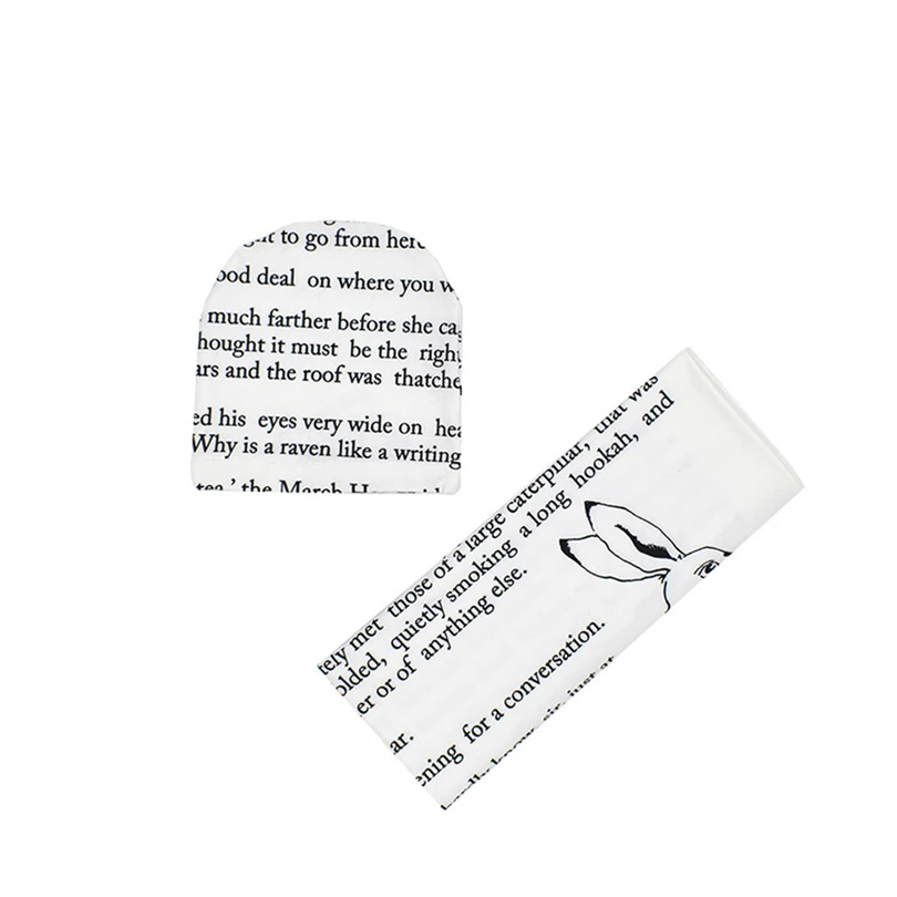 1 шт Детские Одеяло + шт. шляпа наряды кисейного хлопка унисекс для новорожденных