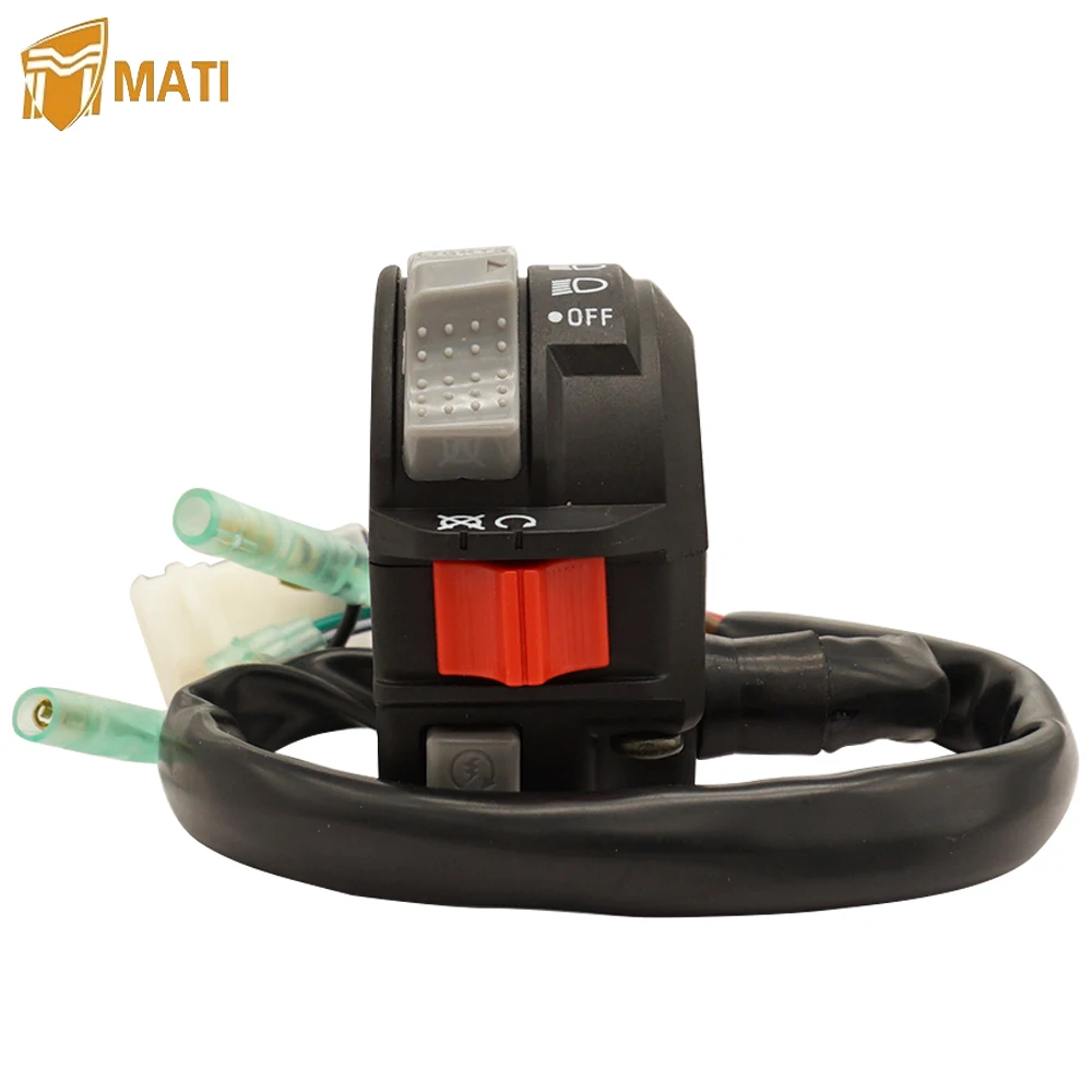 Левый переключатель на руль Управление запуском двигателя фара для Yamaha ATV Moto 4 200