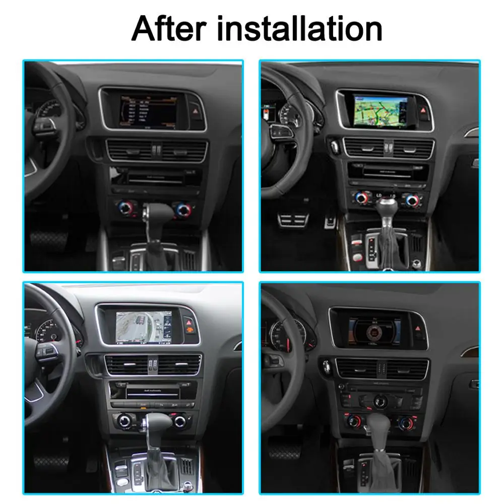 Kaufen Android 10 8GB RAM 128 Für Audi Q5 2009-2015 Auto GPS Navigation Multimedia Player Auto Stereo Auto Radio Kopf Einheit Band Recorder