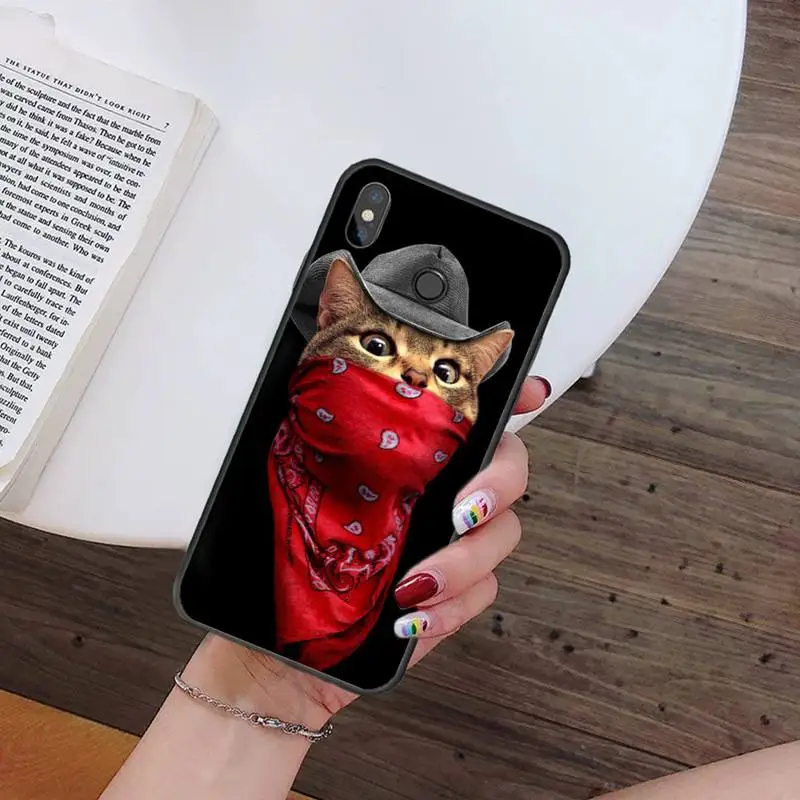 

Cat cute funny animal luxury brand design Phone Case cover For Xiaomi Redmi note 7 8 9 t k30 max3 9 s 10 pro lite