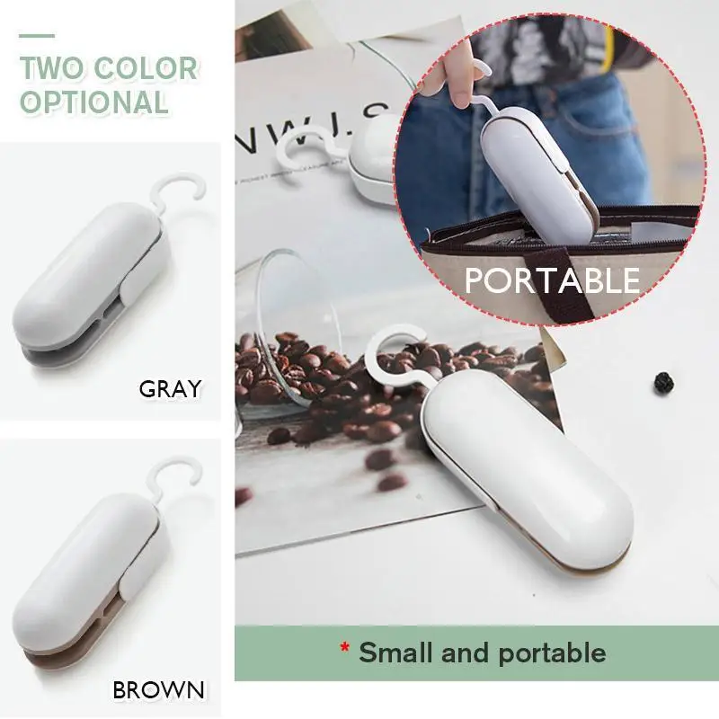 Портативная мини-машина для запечатывания кухонный инструмент вакуумный