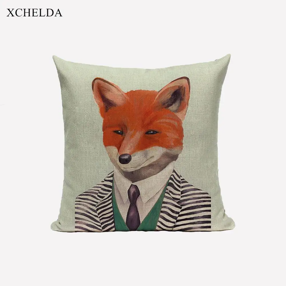 Наволочка в виде животного наволочки Забавный дизайнерский милый кролик лошадь