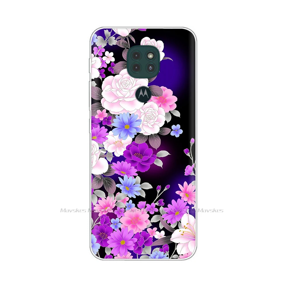 For Moto G9 Play Case Silicone Soft TPU Phone Case for For Motorola Moto G9 Play Cover for G 9 G9Play Cute Animal Bumper Coque