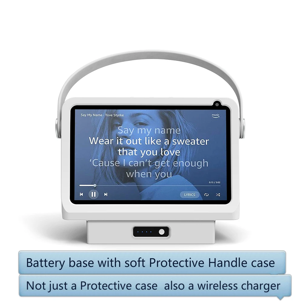 Беспроводное зарядное устройство для Echo show с 8 ручками echo умный дисплей