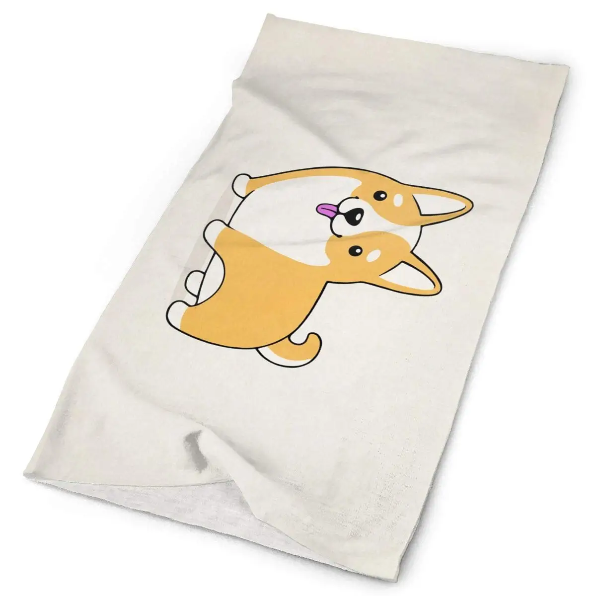 OHMYCOLOR милые корги собака тюрбан головной убор унисекс повязка шейный платок из