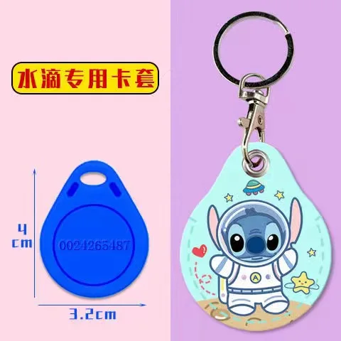 

Disney Stitch Access card set holder card Stitch Cartoon ID card shell leather case bus card hold