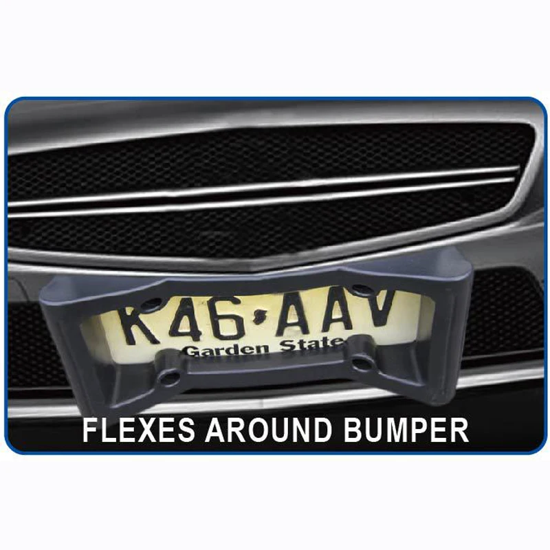 Автомобильный протектор для номерного знака CHIZIYO черный защитный бампер