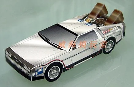 Назад в будущее модель автомобильной бумаги | Игрушки и хобби