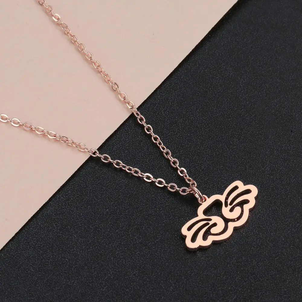 Ожерелье Todorova из нержавеющей стали для женщин ювелирные изделия ожерелье с милым