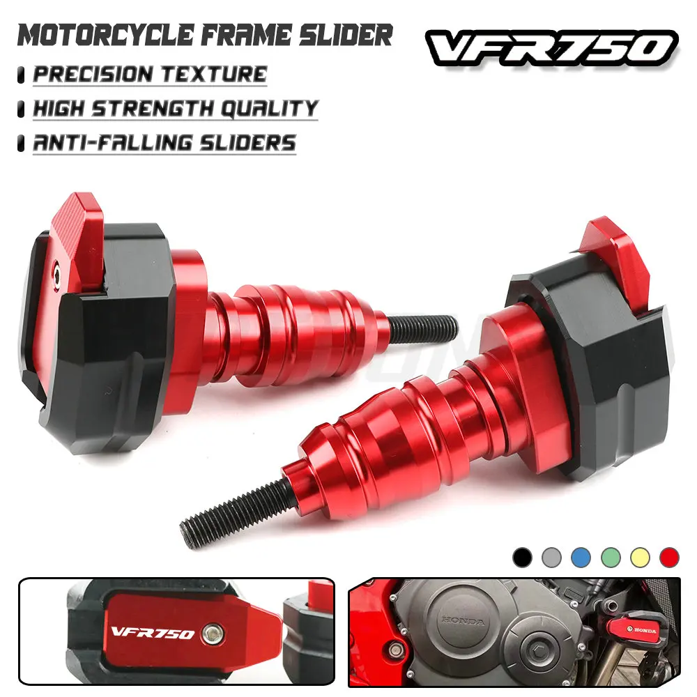 

For HONDA VFR750 VFR800 VFR800F VFR 1200/F Falling Frame Slider Fairing Guard Anti Crash Pad Protector