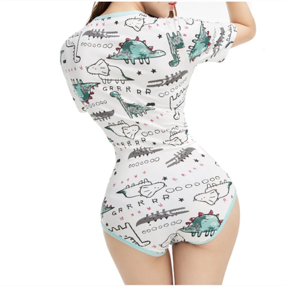 Комбинезон KnowU ABDL хлопковый пижама-комбинезон ромпер с промежностью Ddlg для