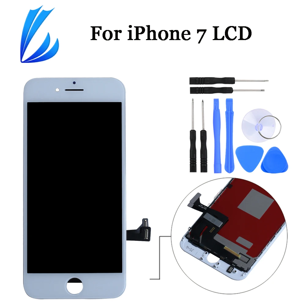 100% класс AAA для iPhone 7 LCD сенсорный экран дисплей Pantalla iPhone7 мобильный телефон ЖК