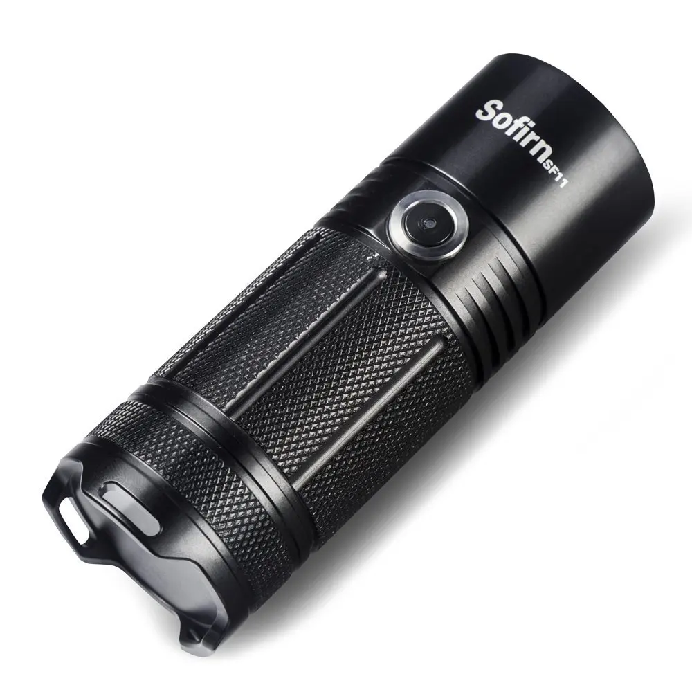 Sofirn SF11 power ful 6 Режимы светодиодный фонарик тактический фонарь качественный фонарь XPL 1100lm светодиодный фонарь высокой мощности лампа-индикатор мощности