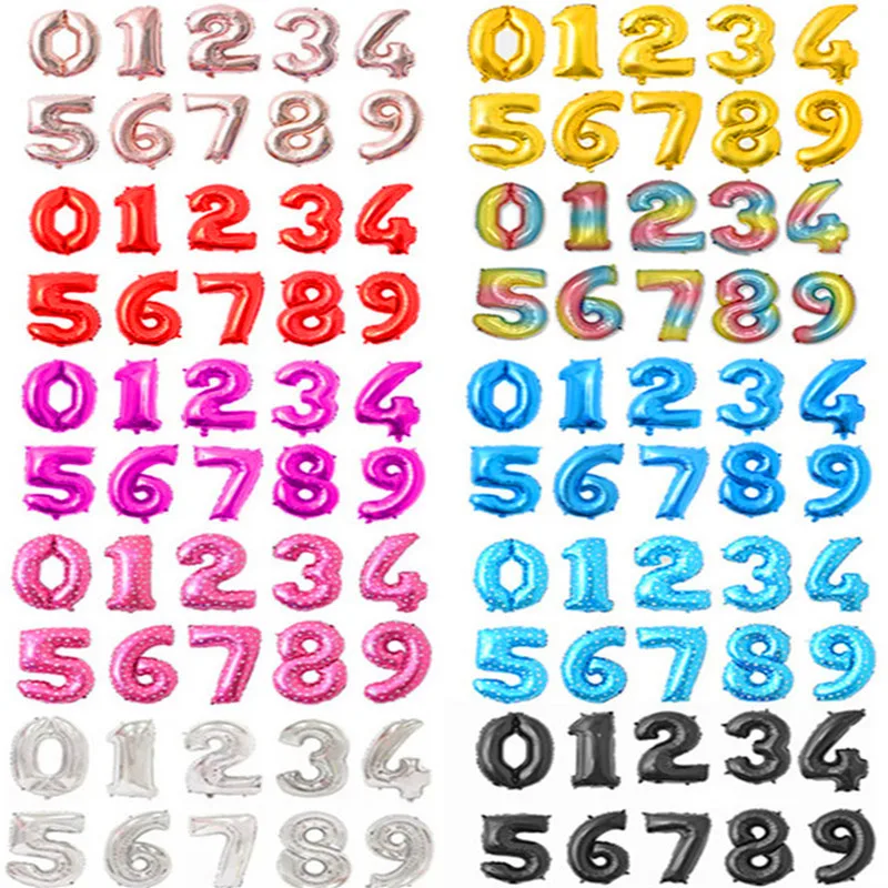 16 32 дюймов розовое золото большое количество воздушный шарик из фольги в форме