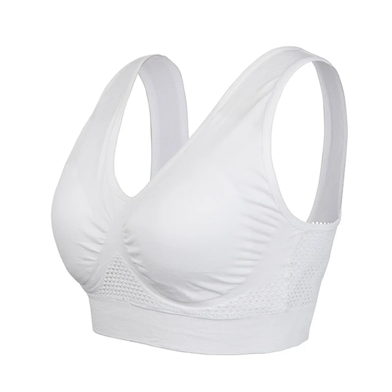 

Hollow Out Women Yoga Sport Bra Breathable Fitness Running Vest Sleep Underwear Padded Crop Tops Underwear Gym Top Bras S-3XL