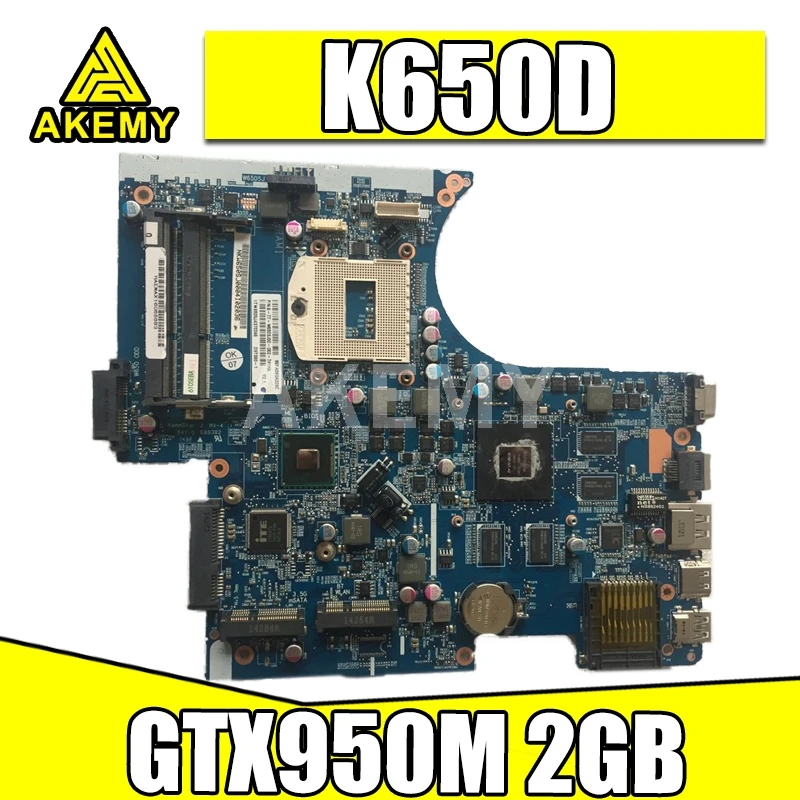 

AKemy W650SJ W650SC for CLEV0 K650D G150S K610C K590C notebook motherboard 6-71-W65J0-D02 PGA947 GPU GTX950M 2GB 100% test work