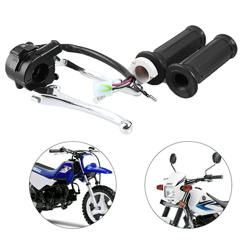 

Motorcycle Handlebar Cover Throttle Seat Cable Switch Handlebar Clutch Lever for Yamaha PW50 Y-Zinger 1981- 2014