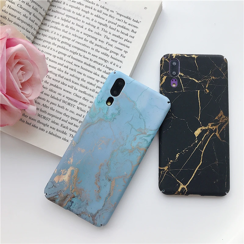 Чехол Kexin для Huawei Nova 4 PSmart 2019 роскошный мраморный чехол из золотой фольги P20 Mate20 Pro