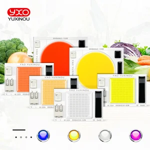 Керамический светодиодный светильник для выращивания растений, для гидропоники, с чипом COB, полный спектр, 220 В переменного тока, 50 Вт, 80 Вт, 100 Вт, для комнатных растений, рассады цветов
