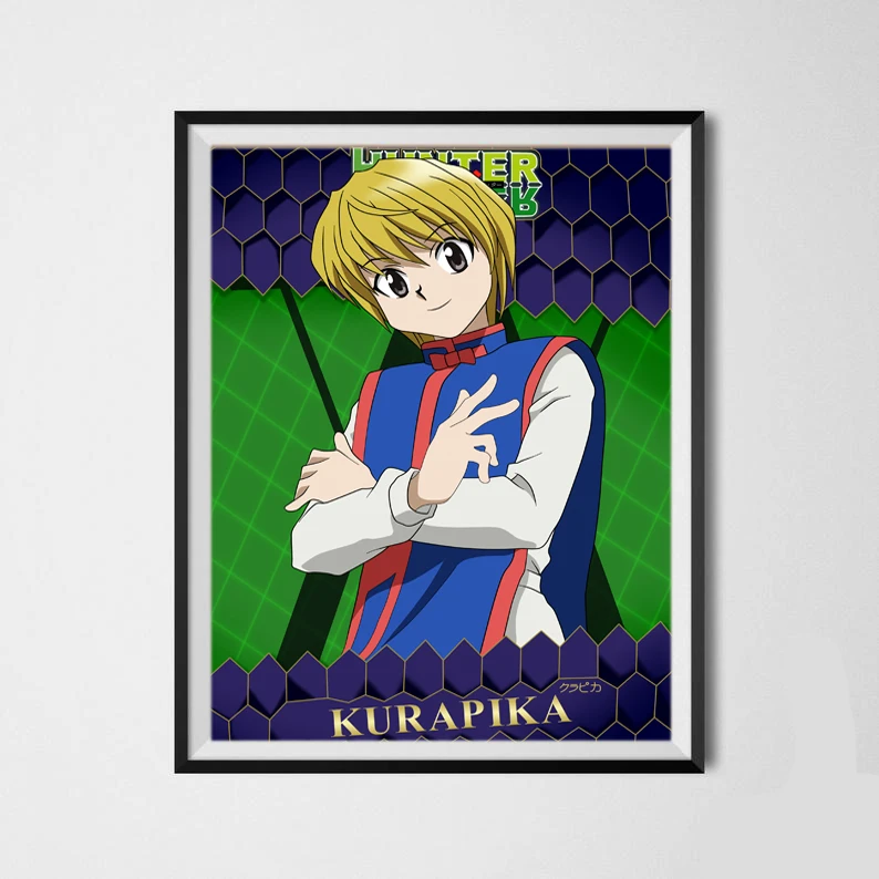 Kurapika Ging Gon Freecss Killua Японский Аниме Охотник X художественный Декор стены 8x10 дюймов