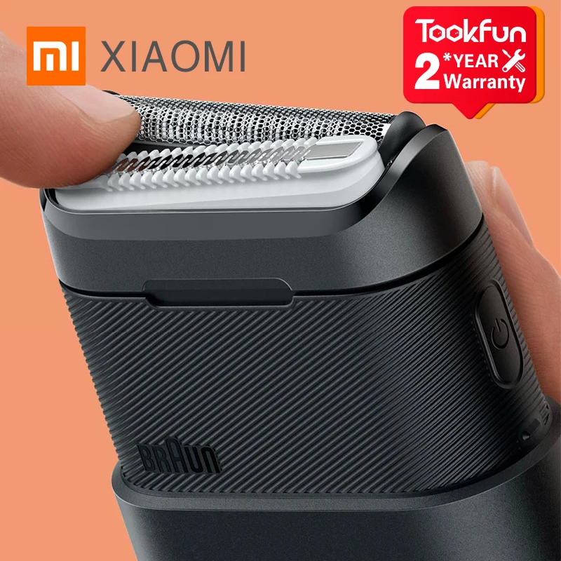 Новая электрическая мини бритва XIAOMI MIJIA BRAUN для мужчин портативная Гибкая бритья