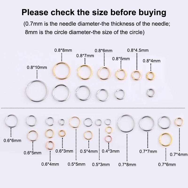 Соединительное кольцо открытие маленький круг ручной работы DIY аксессуары