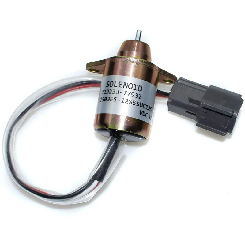 Fuel Shutdown Shut Off Solenoid Replace Yanmar 119233-77932 1503ES-12S5SUC12 Compatible with John Deere Tractor DC12V | Автомобили и