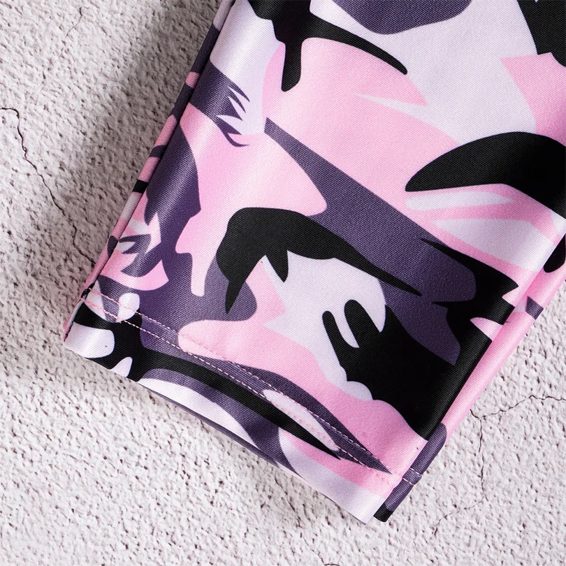 Детская одежда для девочек гимнастики Спортивная Одежда танцев кроп-топ без