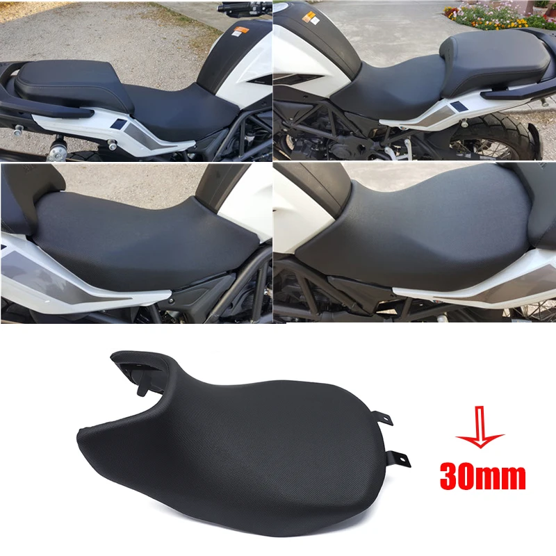 Черная подушка на сиденье для Benelli TRK502 TRK502X нижнее 30 мм седло выше сиденья - купить