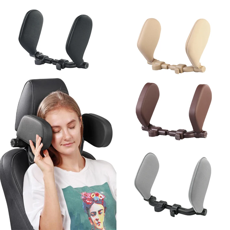

Car Seat Headrest Neck Rest Cushion Head Restraint Seat Pillow Headrest Neck Support Travel Sleeping Cushion for Kids Adults
